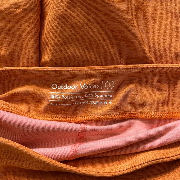 Outdoor voices orange skort - Picture 3 of 3